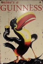 MINE'S A GUINNESS, Retro tin