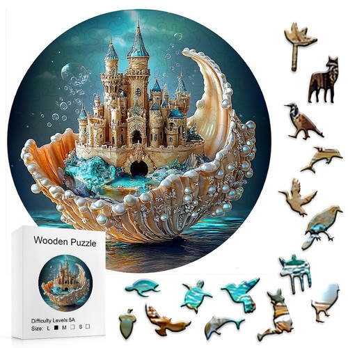 Handmade shell castle - shell,