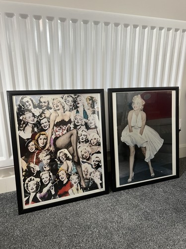 Pair marilyn monroe framed - pair,