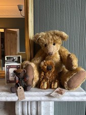 Original English Mohair Jointed Bear By Janet's Bears (plus friends bundle)