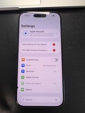 Apple iPhone 15 Pro 5G 128GB Smartphone Unlocked Black Titanium, TINY BLACK SPOT