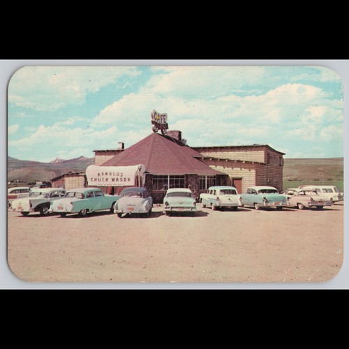Postcard chuck wagon inn - postcard,