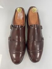 Cheaney brown mens shoes UK10 double monk never been worn - immaculate