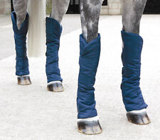 Shires Travel Sure Economy Travelling Boots Set of 4 Horse Pony Cob **NAVY**