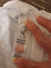 F&F WOMENS WHITE BRIEFS SIZE