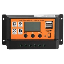 Solar Charge Controller MPPT Generator Mini Barometer USB LCD 12V/24V 100A