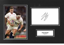Jamie George Signed 12x8 Photo