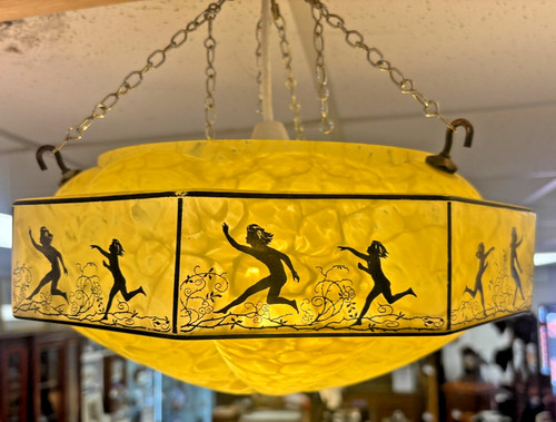 Art deco yellow - deco, glass