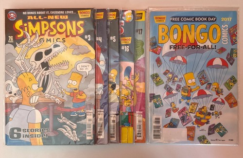 The simpsons comics bongo - 6,
