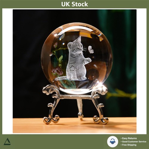 Charming cat crystal ball - cat,