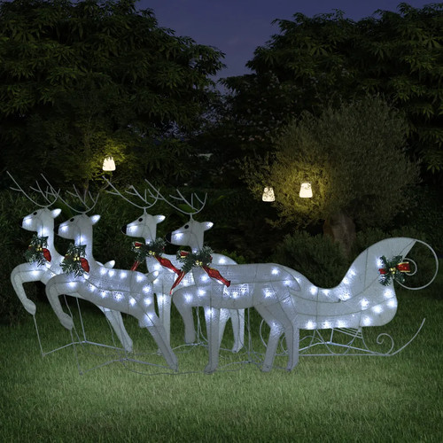 Walplus led reindeer sleigh - led,