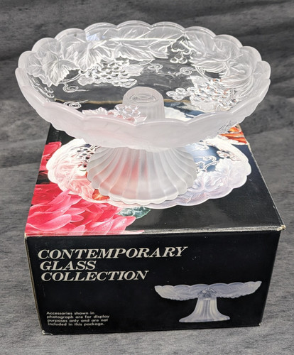 Vintage pedestal bowl - vintage,