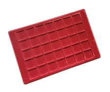 Red Coin Tray Holds 35 Coin
