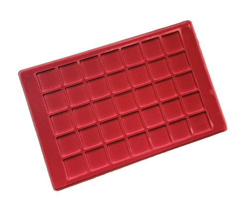 Red coin tray holds - holds,
