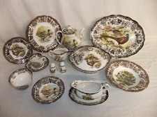 Palissy The Royal Worcester Group - Game Series BIRDS - vintage tableware 5D3A #