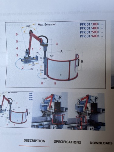 Adjustable safety guard for - safety,