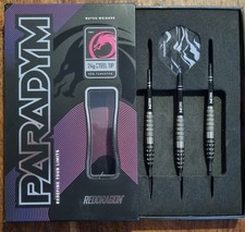 Paradym Series Torpedo Barrel Darts 24g Red Dragon, 90% Tungsten