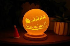 Santa Snow Globe Christmas