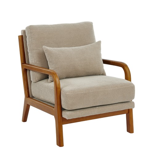 Wooden lounge chair - wooden,