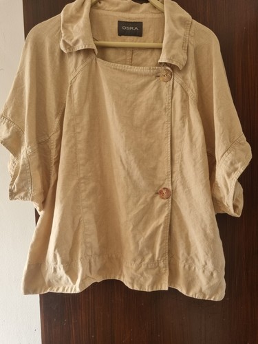 Oska linen short sleeve jacket