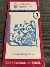 Spellbinders Shapeabilities Die D-Lites  Fantastic Flourish Three S2-003 Die