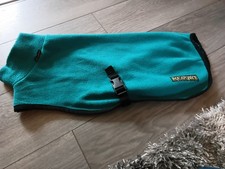 Equafleece Polo Neck Dog Coat, Teal Size 24"