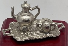 Dolls house metal silver