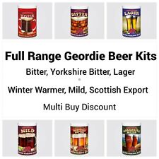 Geordie Beer Kit Making Home Brew 40 Pints Full Range Stocked - Free UK P&P