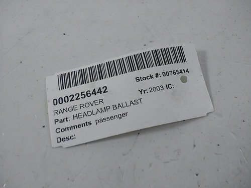Land rover headlamp headlight - land,