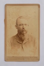 CDV OF A BEARDED MAN, TISSUE