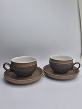 2 X Denby Cotswold Brown  Two