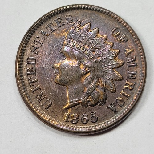1865 indian head - 1c, cent