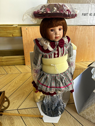 Coca cola megan porcelain doll - megan,