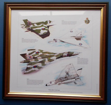 MILITARY AIRCRAFT PRINT - VULCAN BOMBER - FRAMED 