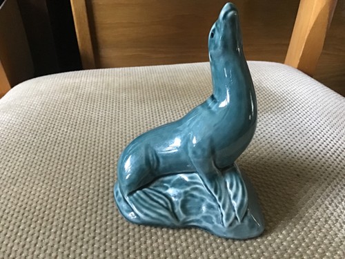 Poole pottery blue seal - blue,