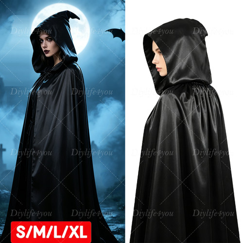 Polyester hooded robe cloak - robe,