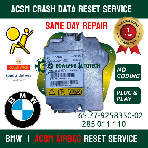 Crash data reset service - reset,