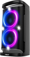 TPBEAT Portable Bluetooth Party Speaker 160W Peak Powerful Loud Sound Deep Bass