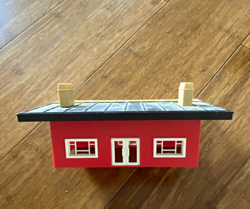 Model railway station - railway,