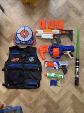 Nerf Gun Bundle Including Vest