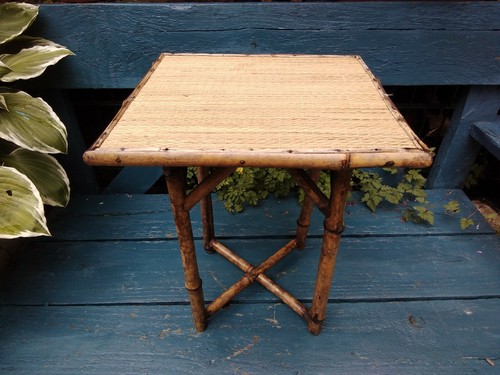 Vintage ratten bamboo - bamboo, small