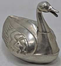 Antque Brass Duck Shaped Betel