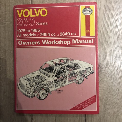 Haynes volvo 260 series owners - volvo,