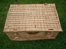 Retro Regency Wicker Hamper Cheltenham Spa Picnic Basket VGC 
