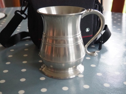 Pewter hand cast tankard - pewter,