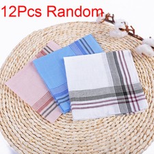 12 PC Mens Handkerchiefs Gents