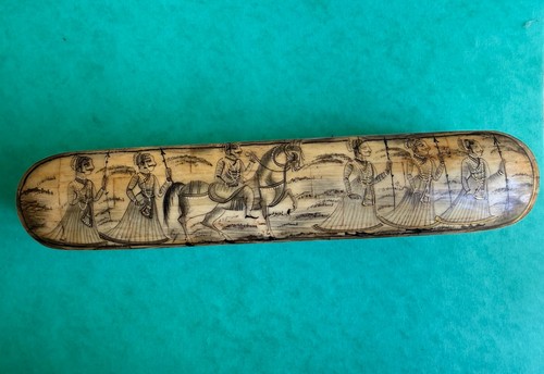 Old indian horn bone - old, horn/bone