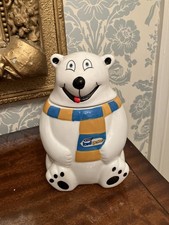 McVITIE'S ICED GEMS POLAR BEAR BISCUIT BARREL/COOKIE JAR