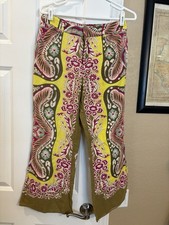 Zara Cropped Flare Print