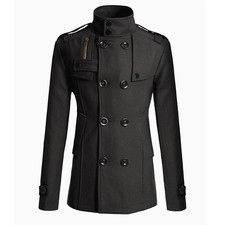 Winter Peacoat Double Breasted